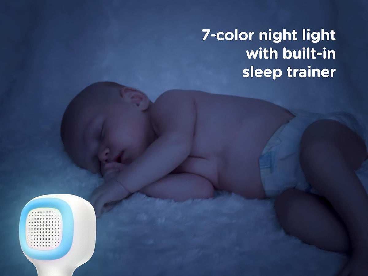 White 2-Cameras Smart Baby Monitor with Camera and Audio H45615