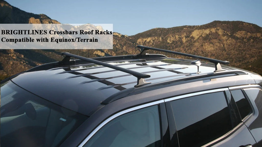 Black Aluminum Roof Rack Crossbars, Set of 2pcs C593