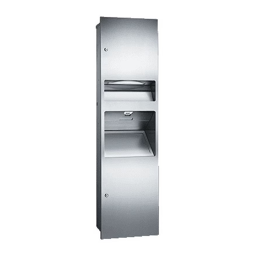 3-in-1 Stainless Steel Hand Dryer, Paper Towel Dispenser & Waste Receptacle G6554