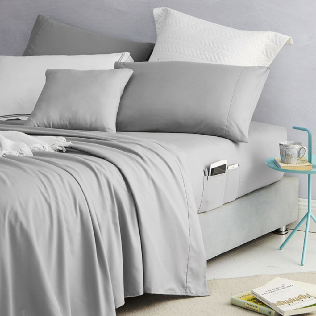 Supersoft Nightfall Navy Bedside Pocket Sheet Set G291