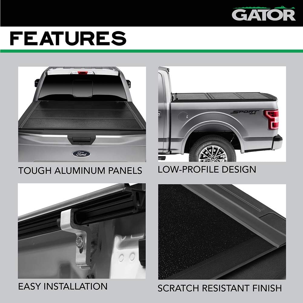 Hard Tri-Fold Truck Bed Tonneau Cover for 2002 - 2018, 2019/20 Classic Dodge Ram 1500 w/o RamBox 5' 7" Bed (67.4") Y8699
