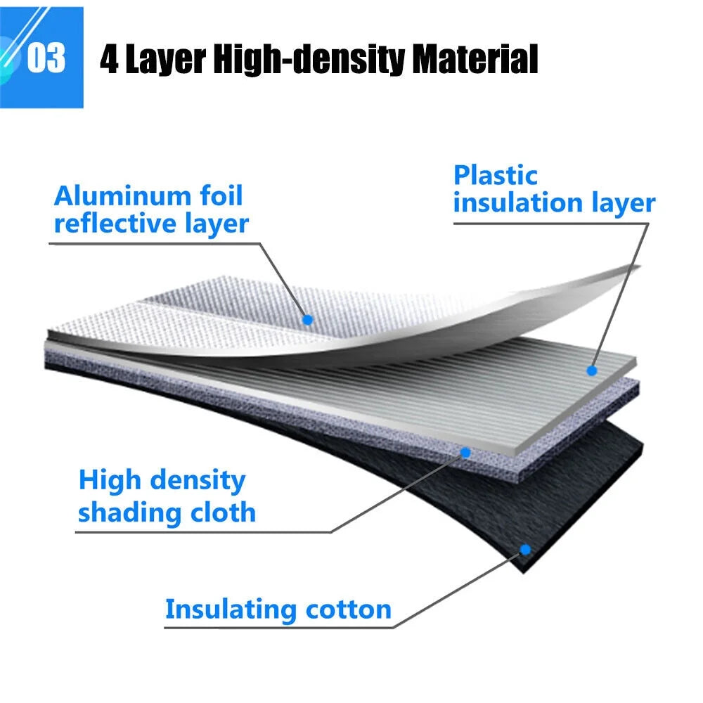 Retractable Car Windshield Sun Shade Cover Z145334
