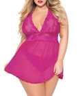 Wire-Free Babydoll Set G9809