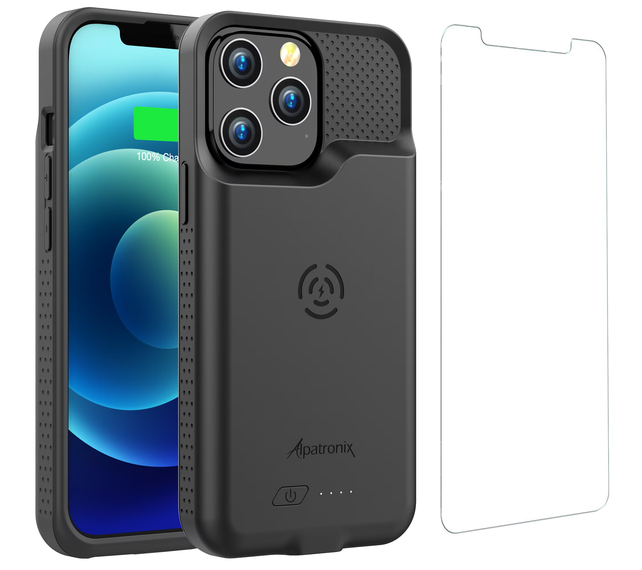 Black 6500mAh Battery Case for iPhone 13 Pro Max Y41560