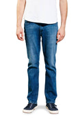 Medium Blue Straight Jeans Y274