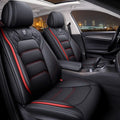 Green Leather Car Seat Covers 5 Seats Full Set O9546