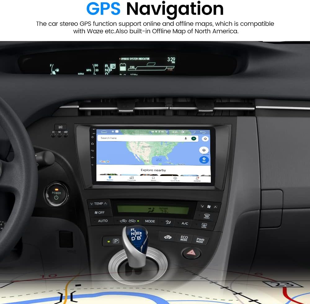 9 Inch Touch Screen Car Radio Stereo with Carplay Bluetooth Navigation L7644
