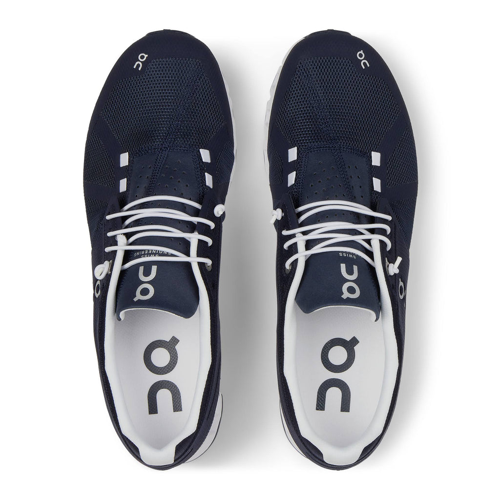 Navy White Running Shoes U9337