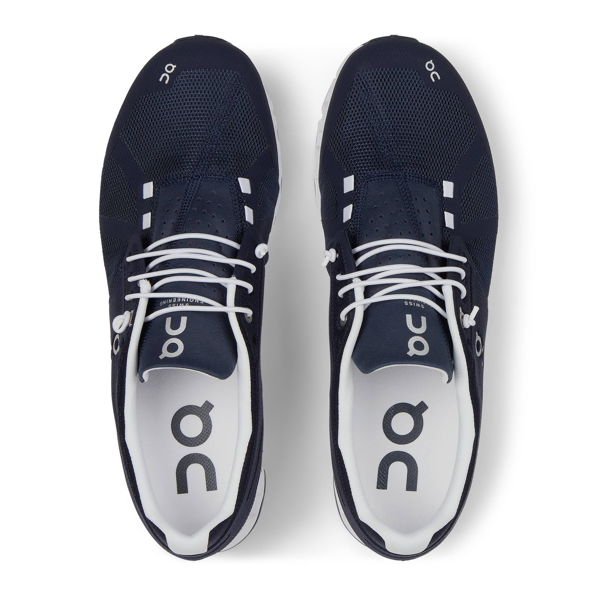 Navy White Running Shoes U9337
