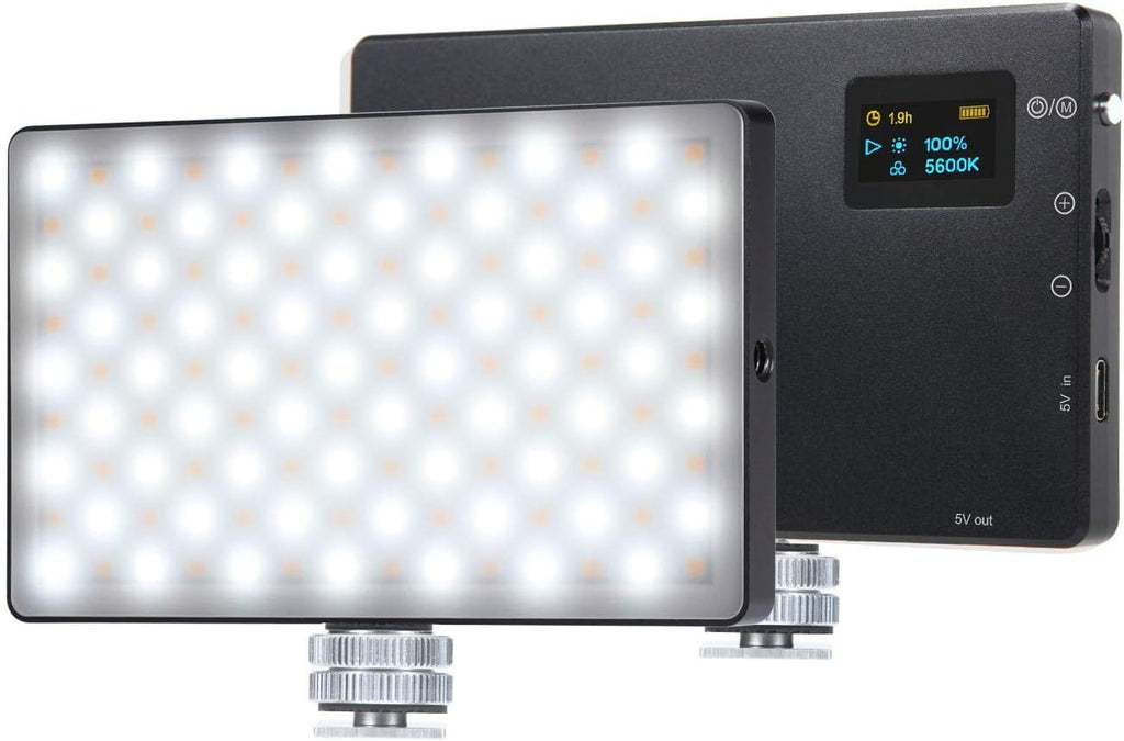 RGB Photography Light with App Control, Magnetic, 360° Full Color, 3200-7500K Adjustable, Stepless Dimming W308