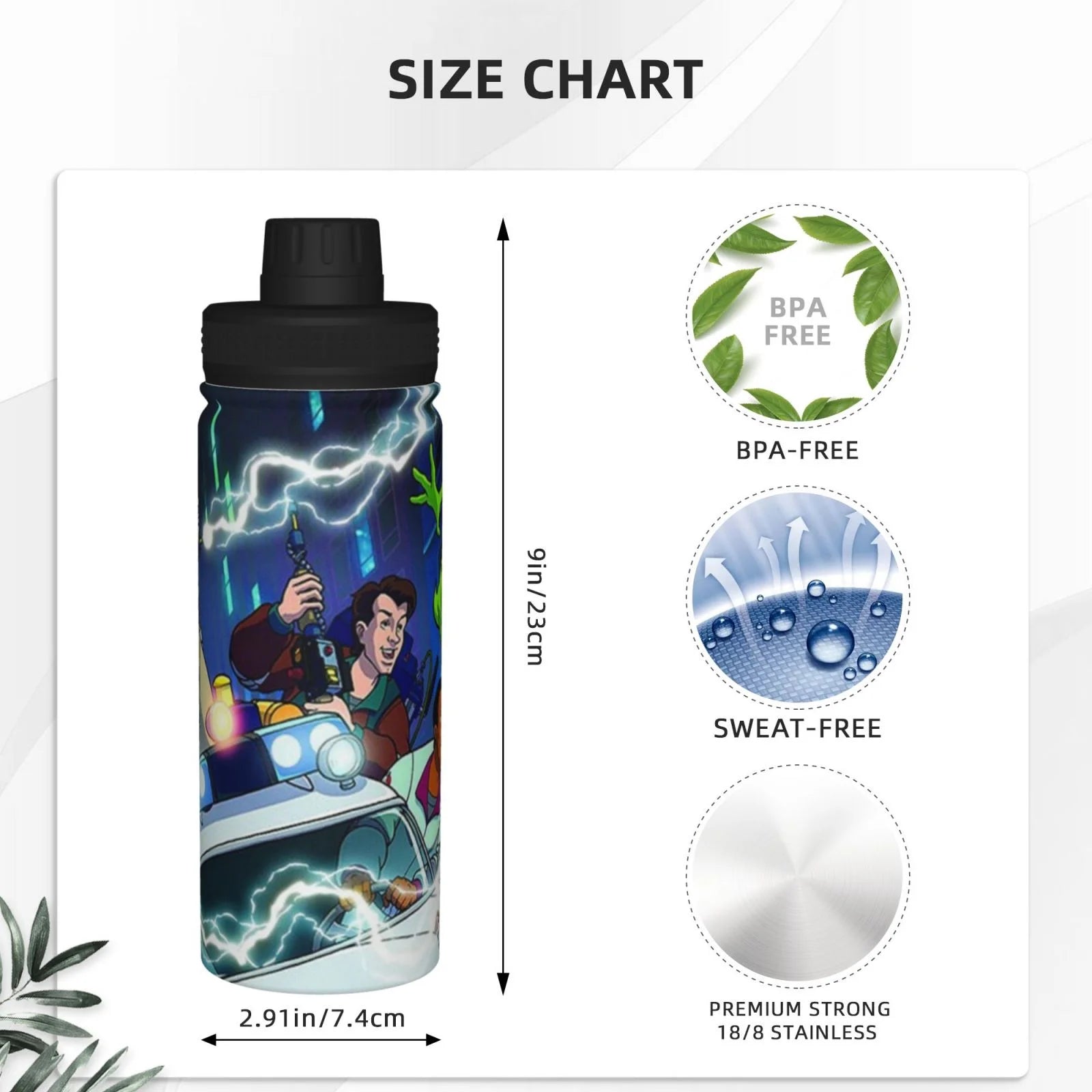 Insulated Stainless Steel Water Bottle 18OZ F571768