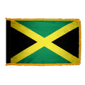 3ft. x 5ft. Jamaica Flag with Side Pole Sleeve and Fringe G9468