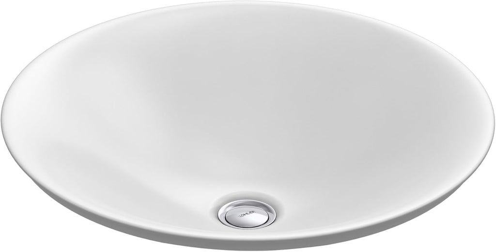 White Wading Pool Bathroom Sink K18538