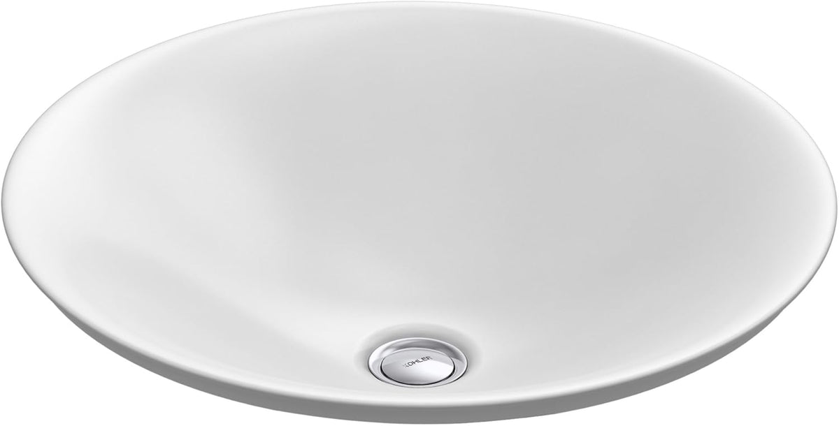 White Wading Pool Bathroom Sink K18538