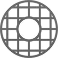 34x22OD x 12 3/8x22ID x 1x22P PVC Pierced Ceiling Medallion Y944091