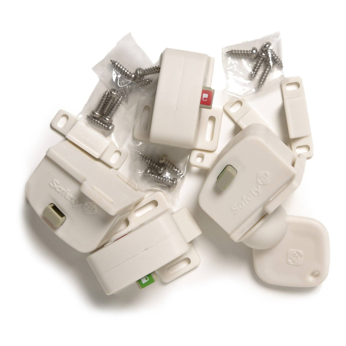 4 Locks + 1 Key Magnetic Cabinet Locks F99923