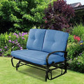Blue Steel Glider Bench T35184