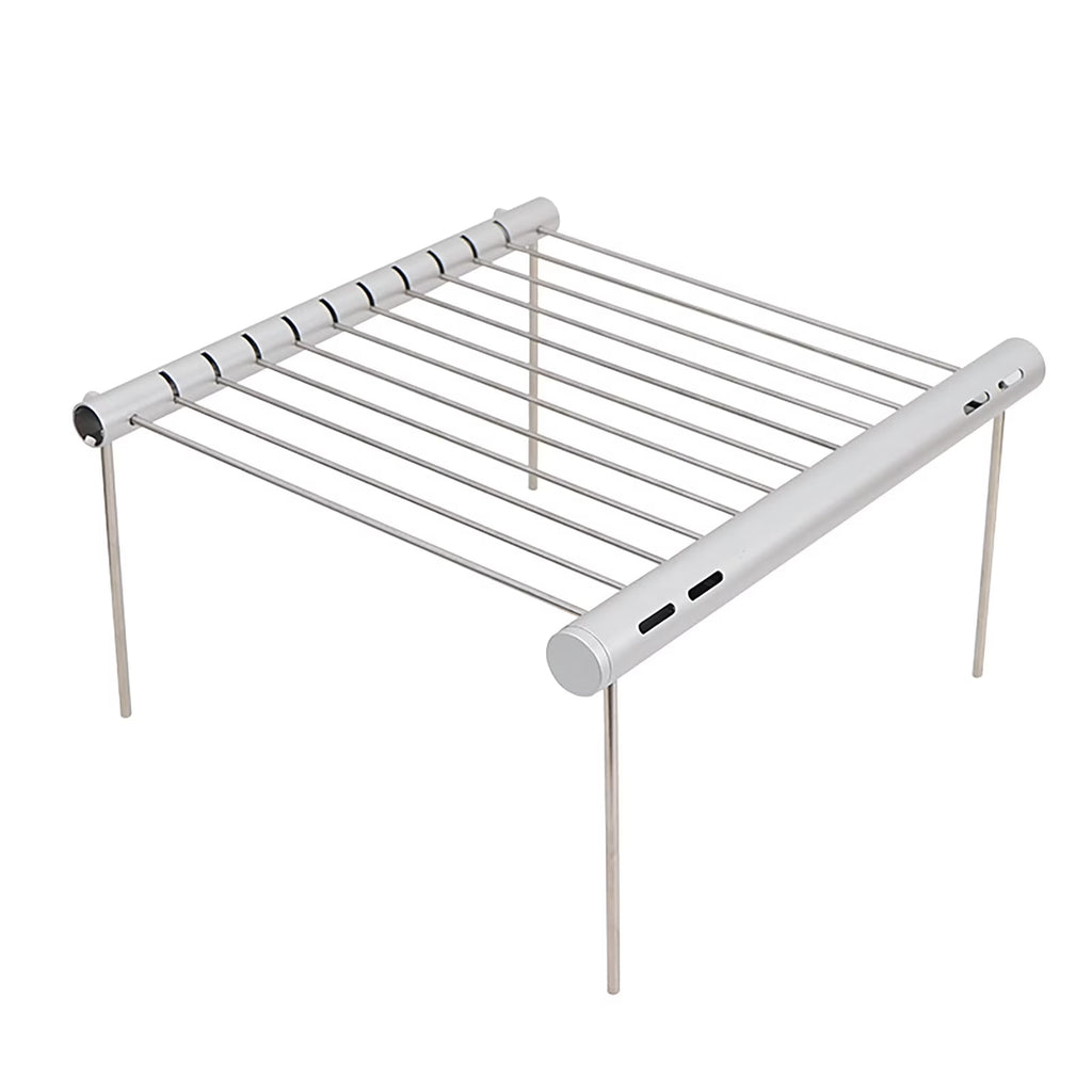 Portable Folding Barbeque Grill with Outdoor Baking Tray Holder M115