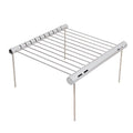 Portable Folding Barbeque Grill with Outdoor Baking Tray Holder M115