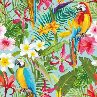 Tropical Removable Peel and Stick Wallpaper Panel J986733