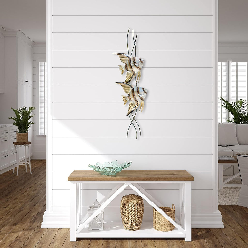 Contemporary Coastal Metal Wall Decor Pack of 2 G366395