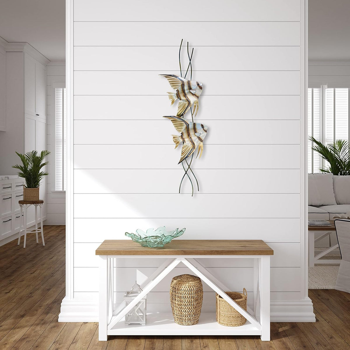 Contemporary Coastal Metal Wall Decor Pack of 2 G366395