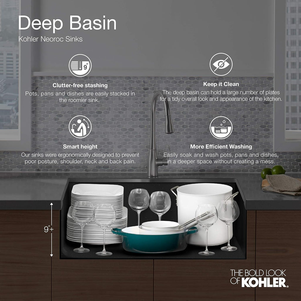 Matte Grey Kitchen Sink H232