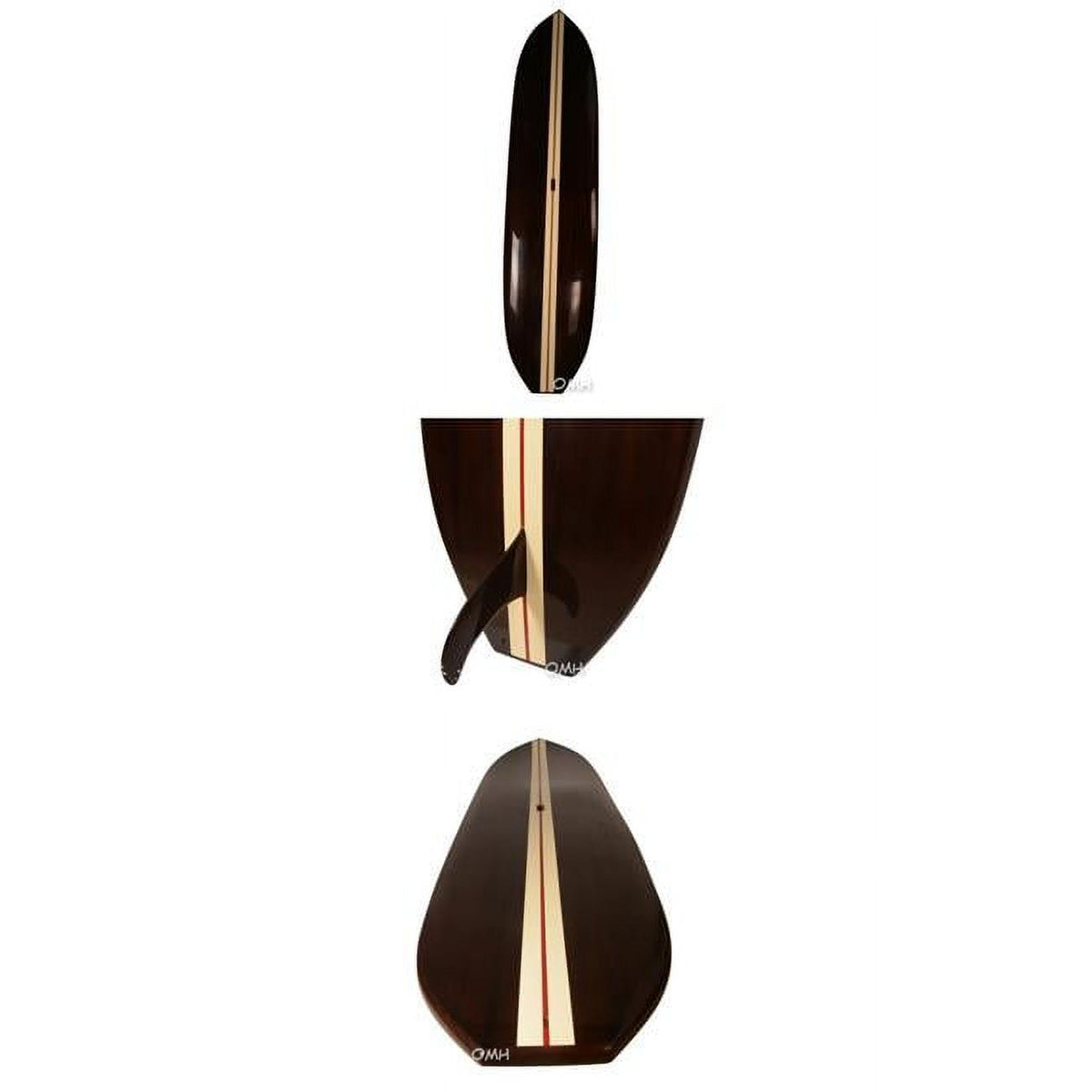 11 ft. Paddle Board with 1 Fin, Dark Painted Cedarwood K10626