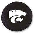Black Vinyl Fitted Car Tire Cover U979