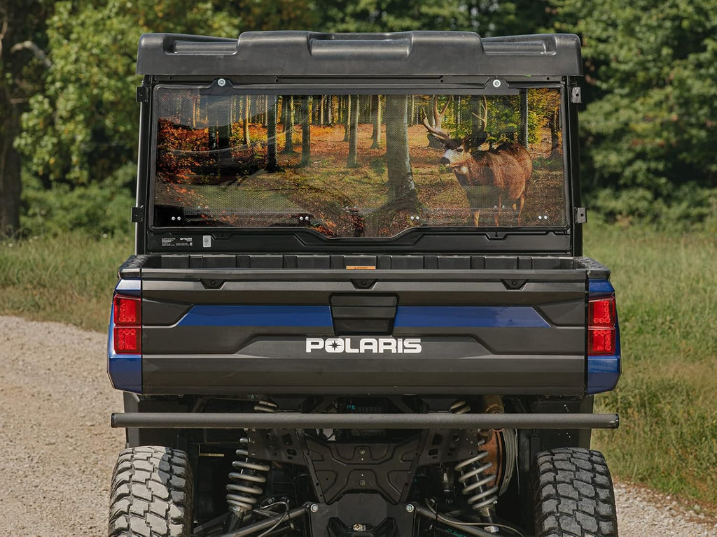 Deer Print 1/4" Thick Polycarbonate Rear Windshield S823622