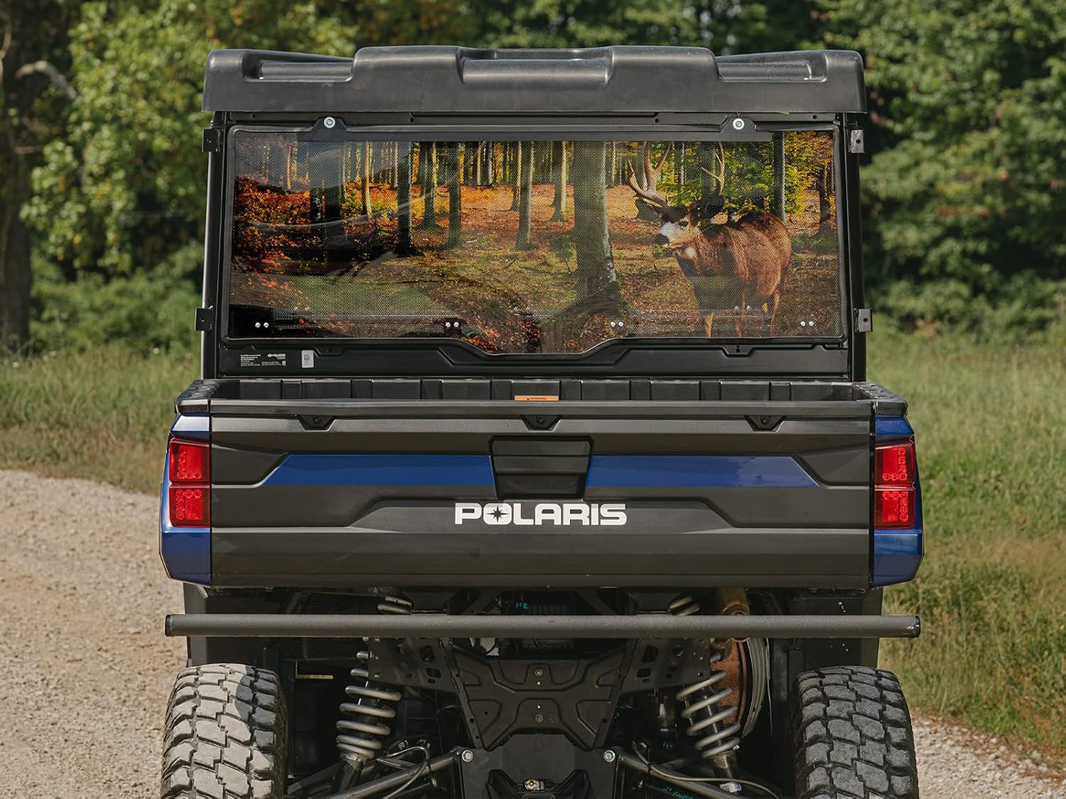 Deer Print 1/4" Thick Polycarbonate Rear Windshield S823622