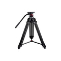 Aluminum 3-Section Video Tripod with Fluid Head D92231