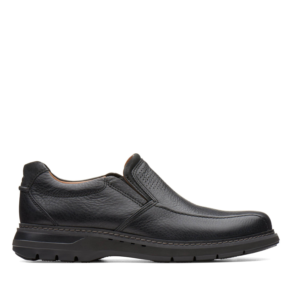 Black Leather Clarks Un Ramble Step Size 12 J9364