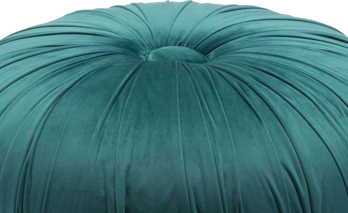 Light Blue Velvet Ottoman W177218