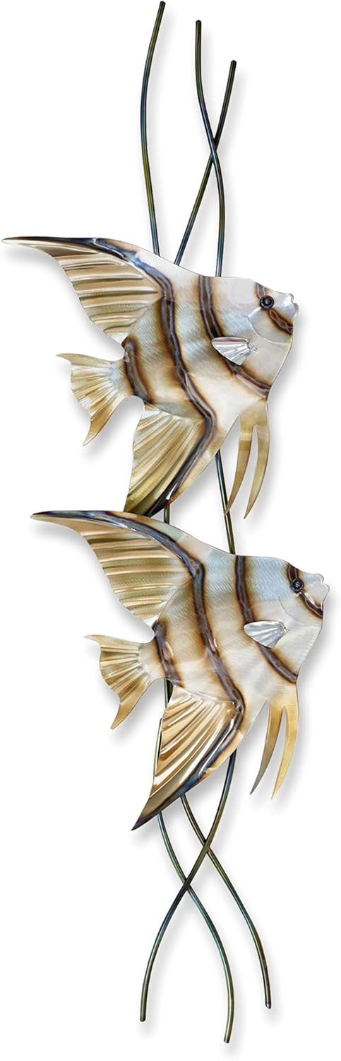 Contemporary Coastal Metal Wall Decor Pack of 2 G366395