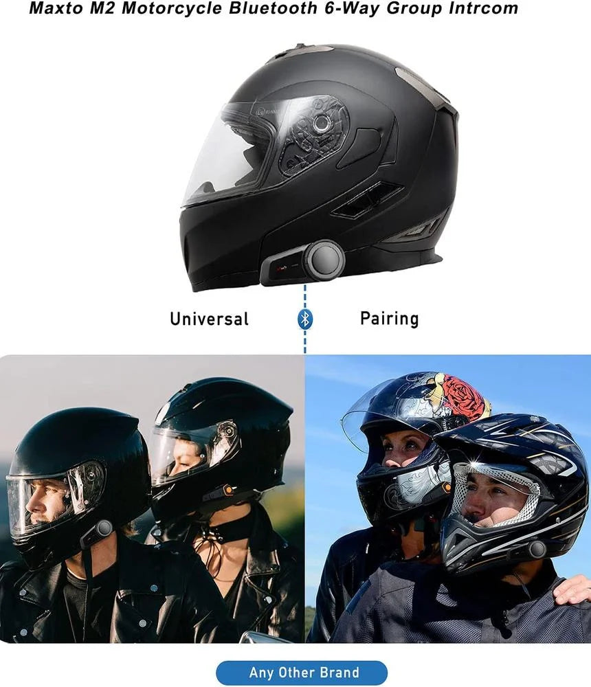 Motorcycle Helmet Bluetooth Intercom Headset O542822