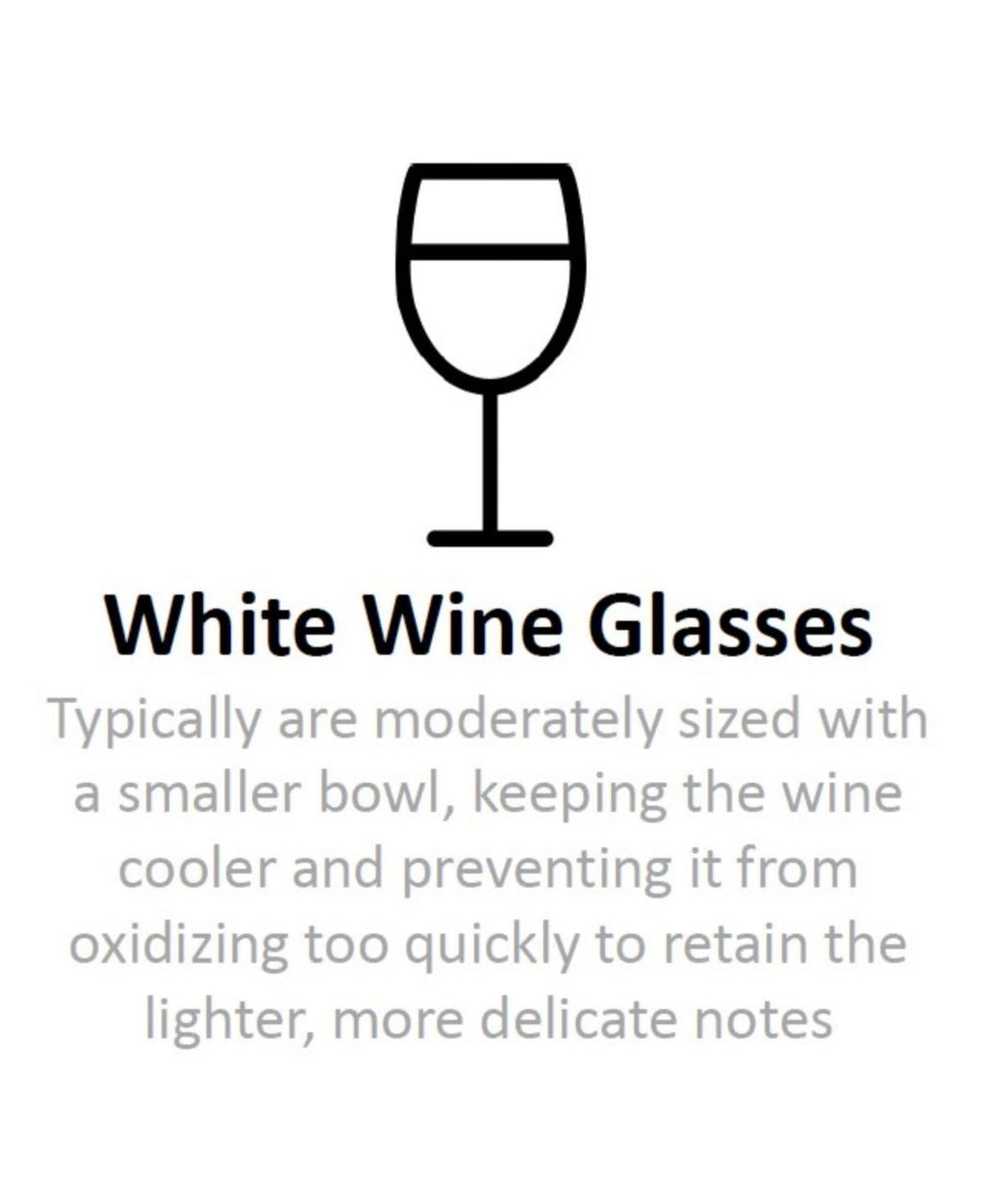 Set of 4 White Wine Glasses S8783