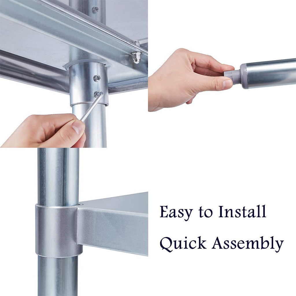 24×60 Inch Stainless Steel Commercial Work Table with Backsplash and Undershelf U733252