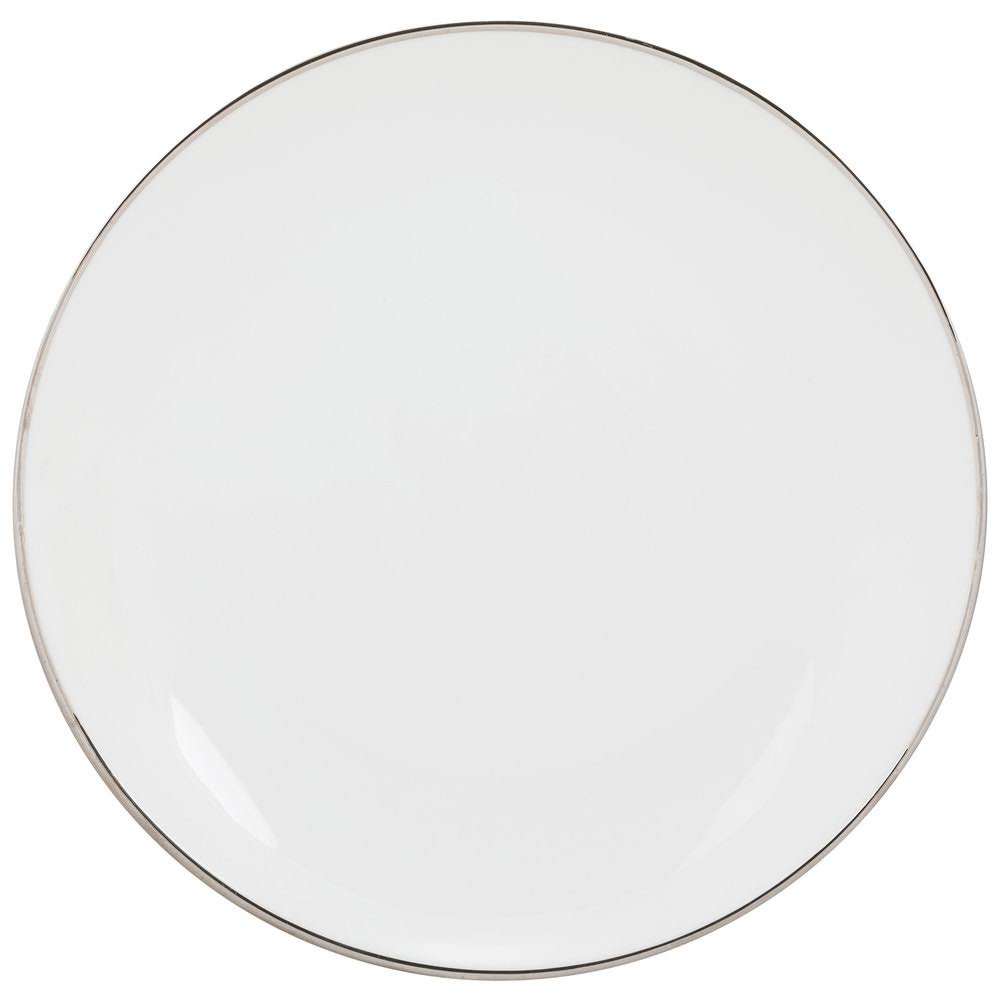Silver Porcelain Luncheon Plate - 24/Case H50046