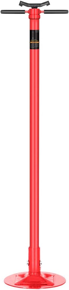 Steel Underhoist Support Lift Jack Stand with 12 Inch Diameter Base 3/4 Ton Capacity F629093