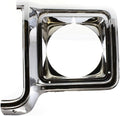 Chevy C10 Headlight Door 1975-1978 Driver Side Round Chrome & Painted-Dark Argent Pack of 2 Z22112