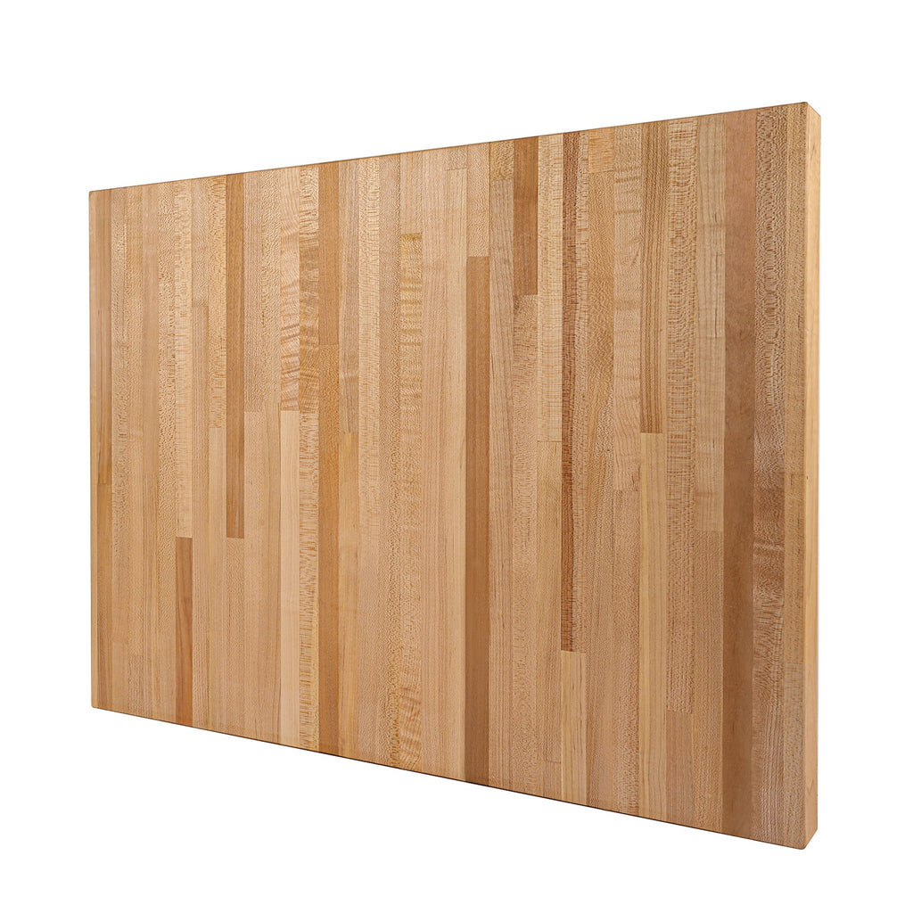Solid Hardwood Butcher Block Countertop, 1.5" Thickness, 84" L x 25" W R53502