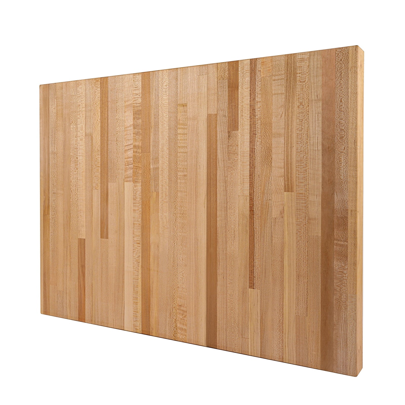 Solid Hardwood Butcher Block Countertop, 1.5" Thickness, 84" L x 25" W R53502