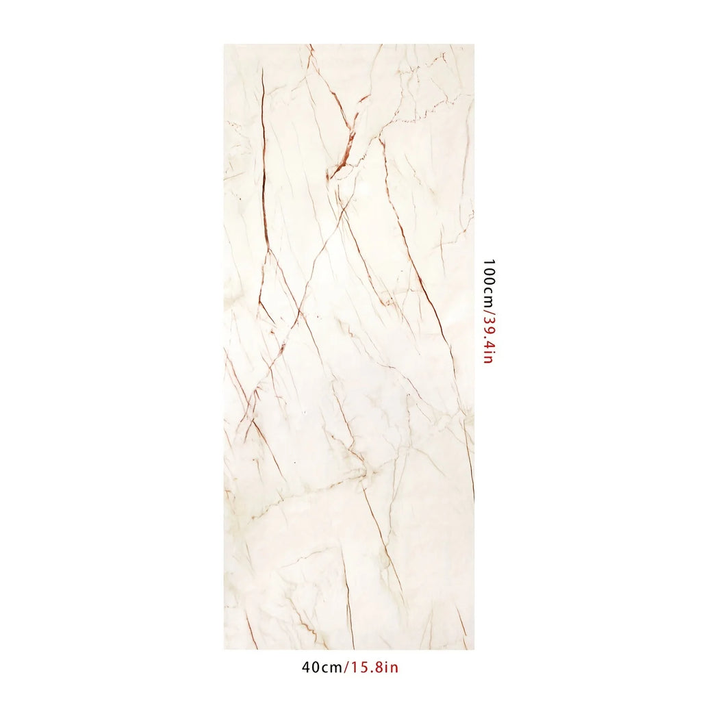 Glossy Film Marble Wallpaper Peel And Stick Y334
