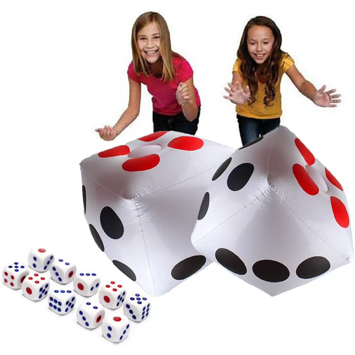 2pc 13 Inch Inflatable Dice Set P988309