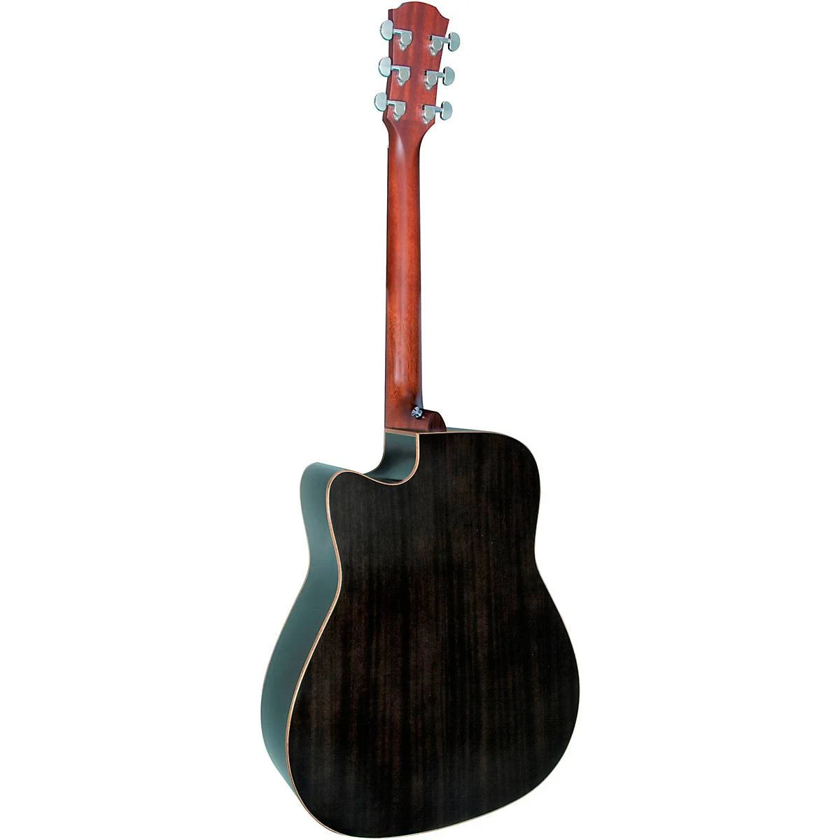 Transparent Black Acoustic-Electric Guitar Q598316