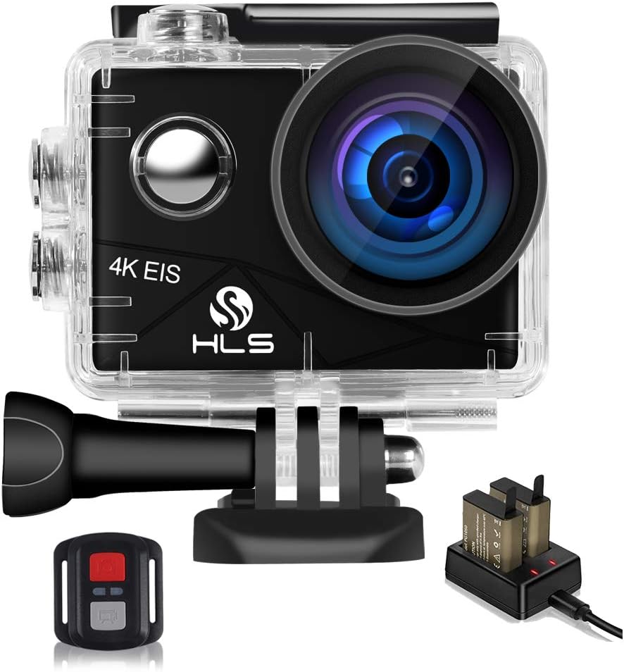 4K Wide Angle Lens HD WiFi Underwater Camera with Waterproof Case Remote Outdoor Sports Camera N63402