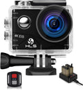 4K Wide Angle Lens HD WiFi Underwater Camera with Waterproof Case Remote Outdoor Sports Camera N63402