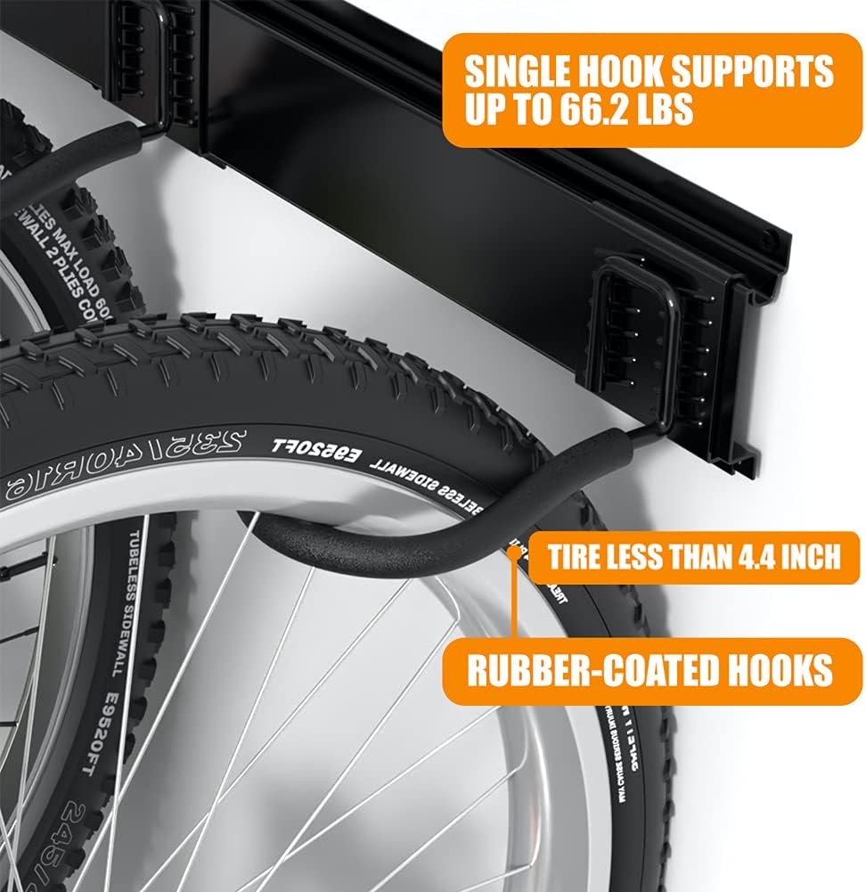 6 Bike Wall Mount Bike Storage Rack S1820