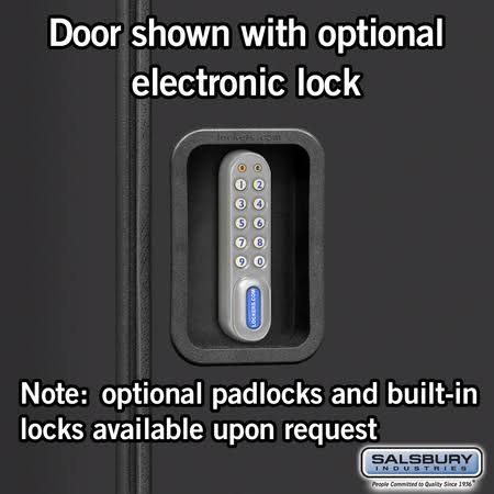 Black Wood Locker E193091